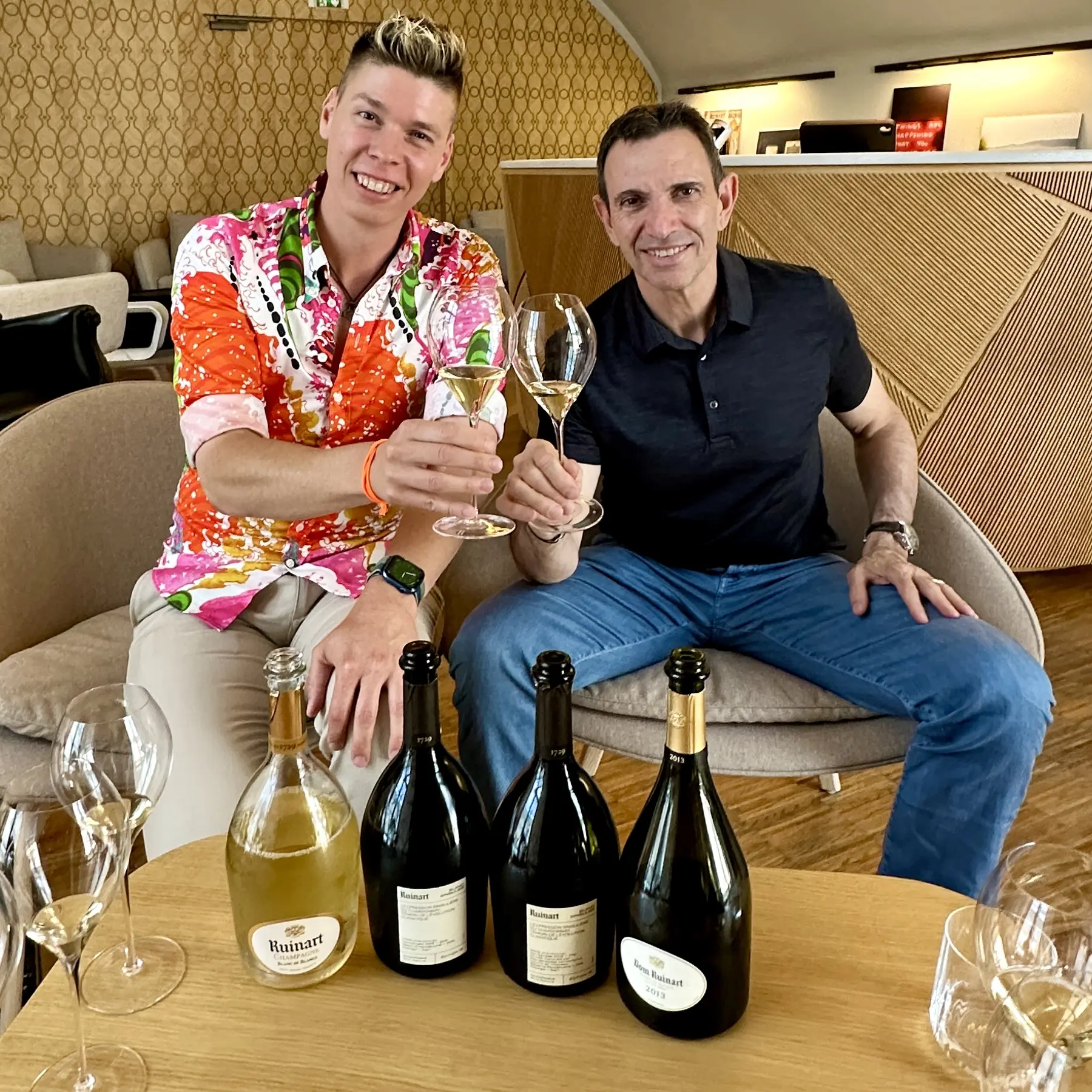 Frédéric Panaïotis, cellar master, Champagne Ruinart, with Mate Hajdu, 2024