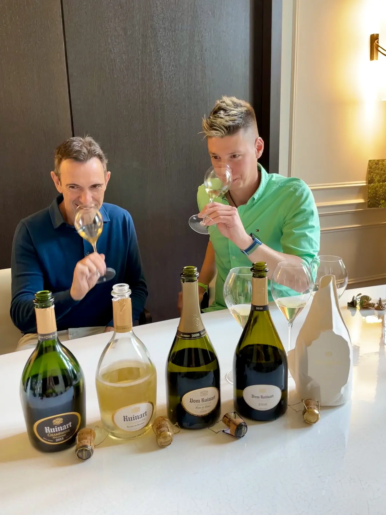 Frédéric Panaïotis, cellar master, Champagne Ruinart, with Mate Hajdu, 2022