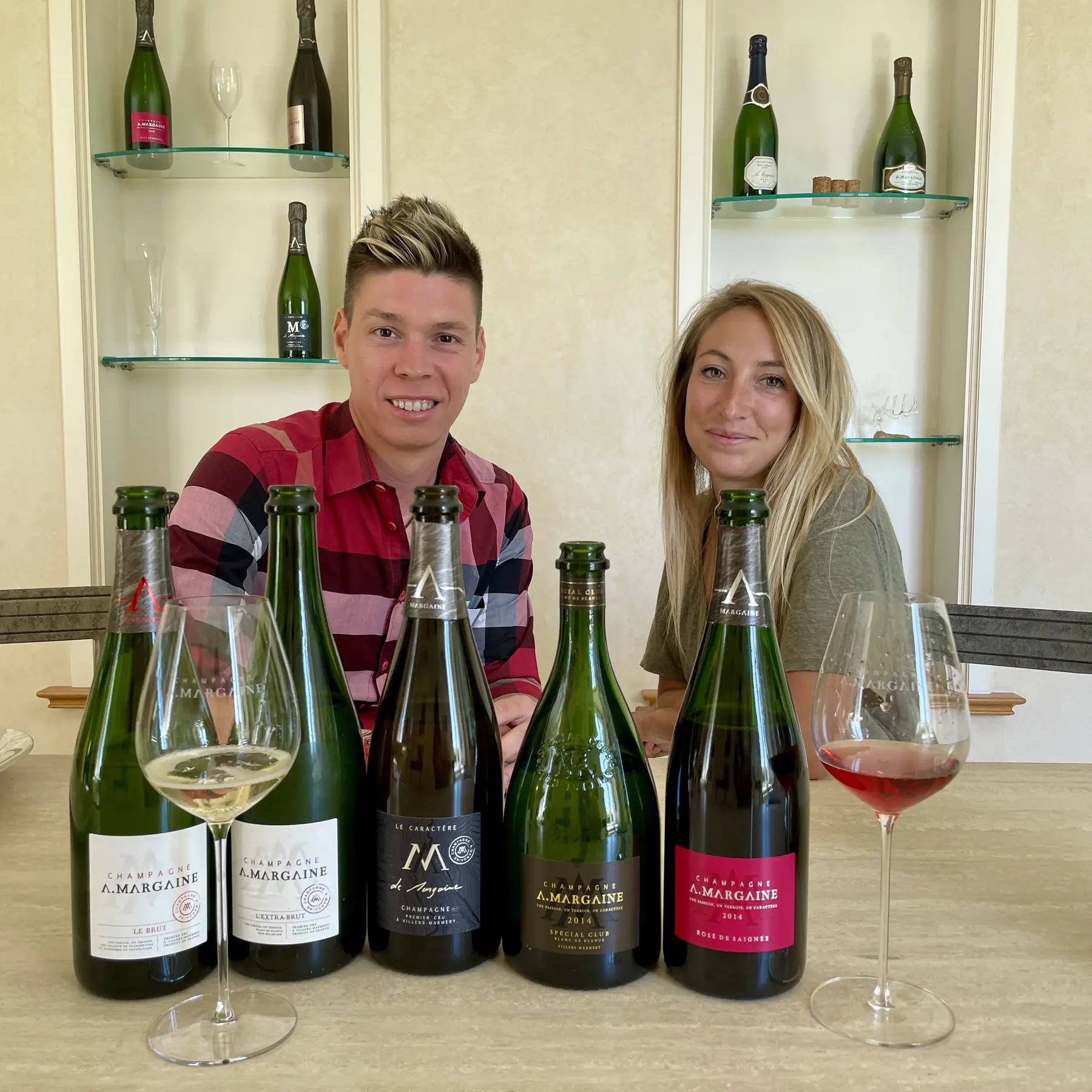 Mathilde Margaine, winemaker, Champagne A. Margaine, with Mate Hajdu, 2022