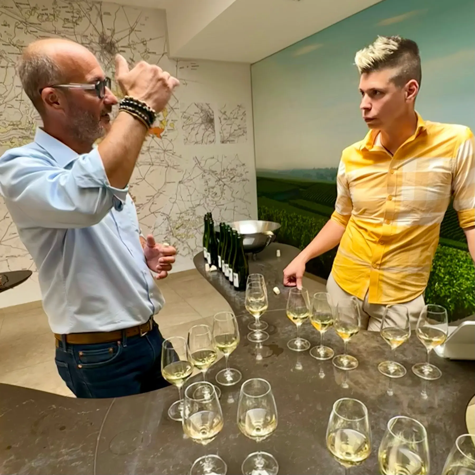 Didier Mariotti, cellar master, Champagne Veuve Clicquot, with Mate Hajdu, 2024
