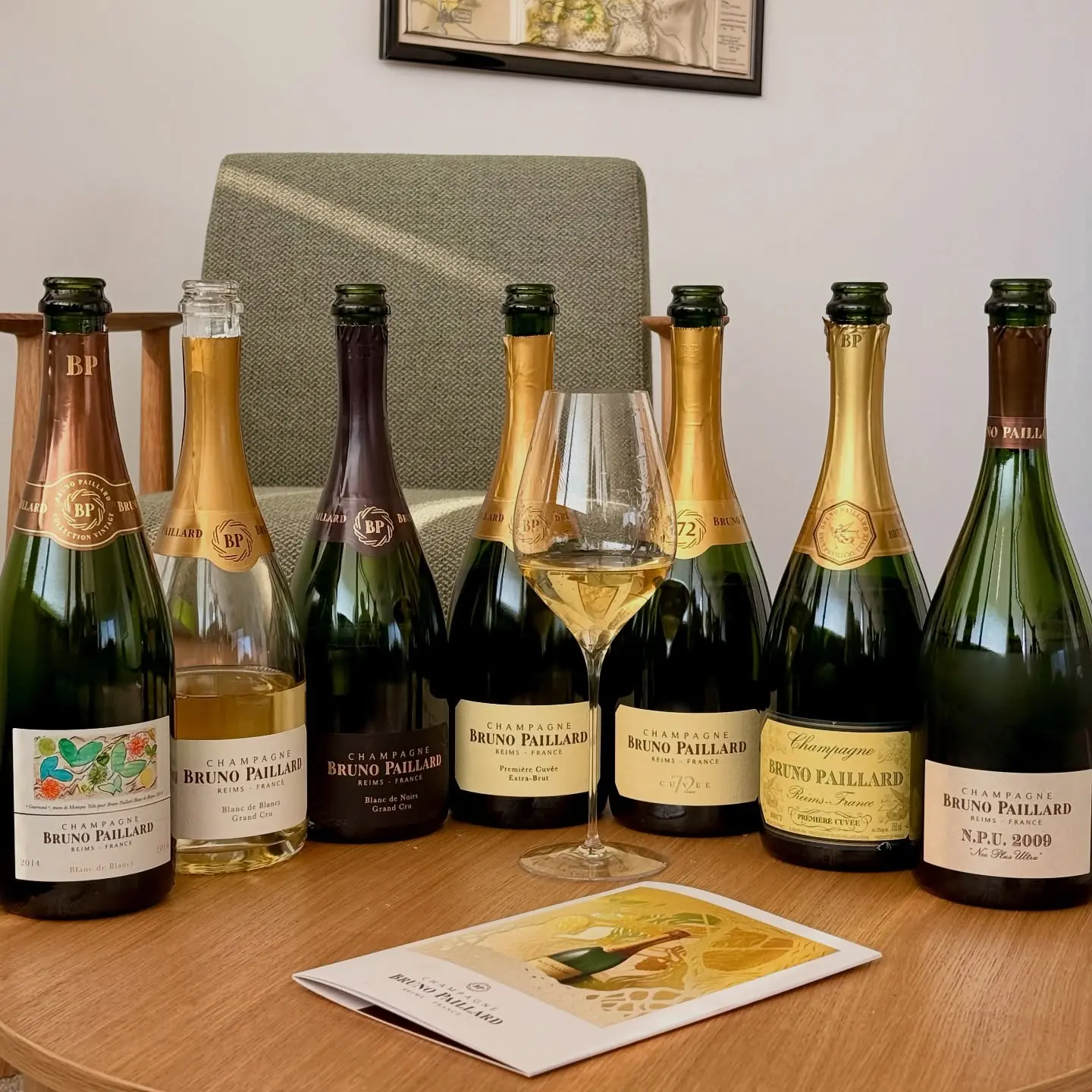 A comprehensive tasting line-up of Bruno Paillard champagnes