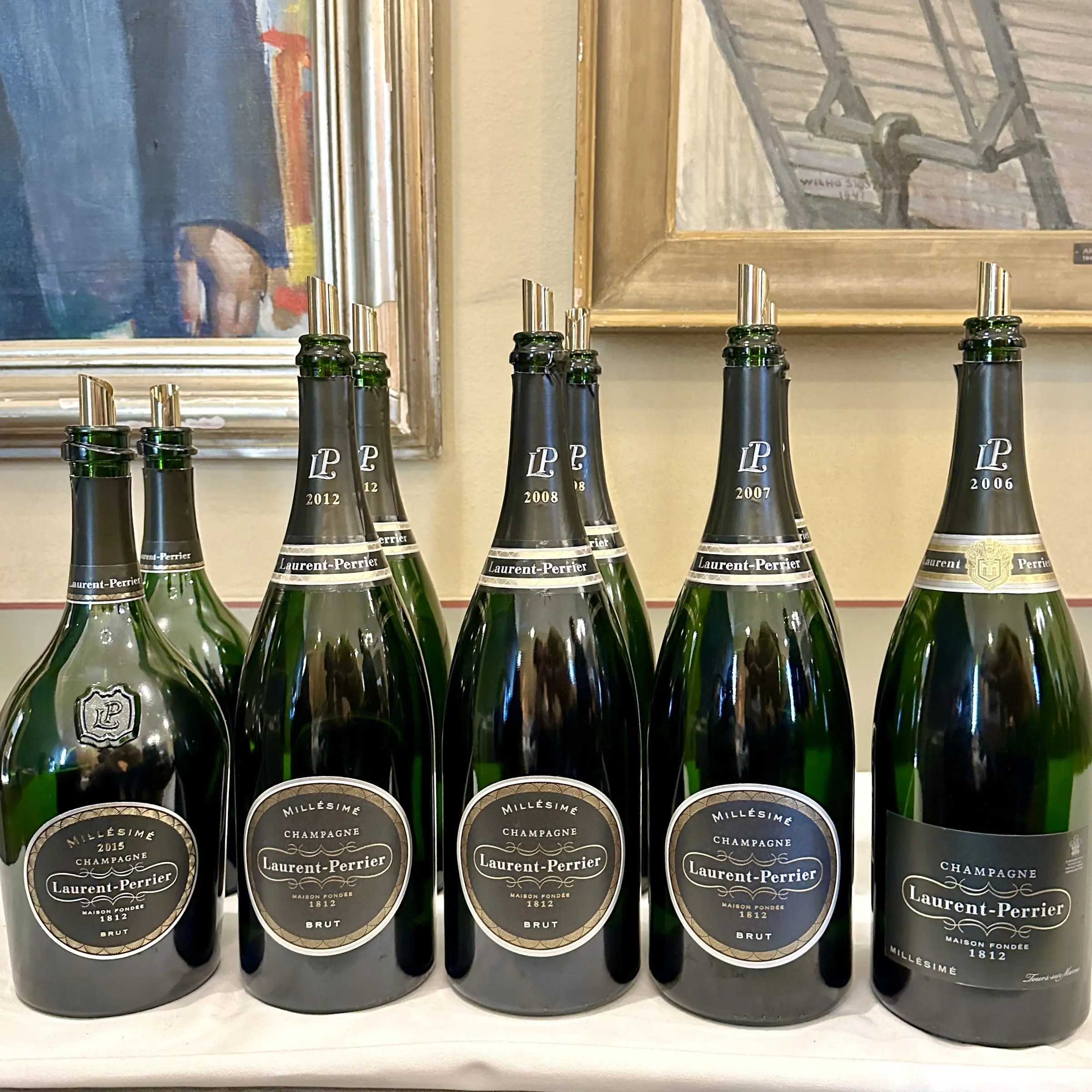 Vintage Palmer Champagnes at a masterclass