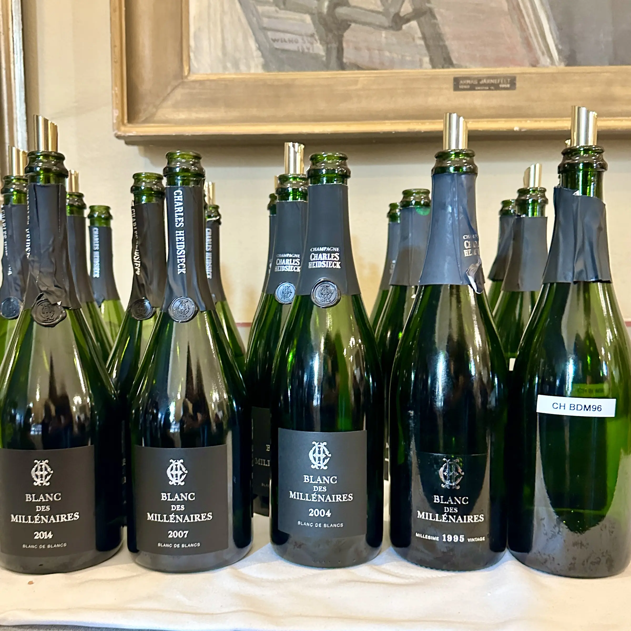 Blanc de blancs Champagnes at a masterclass