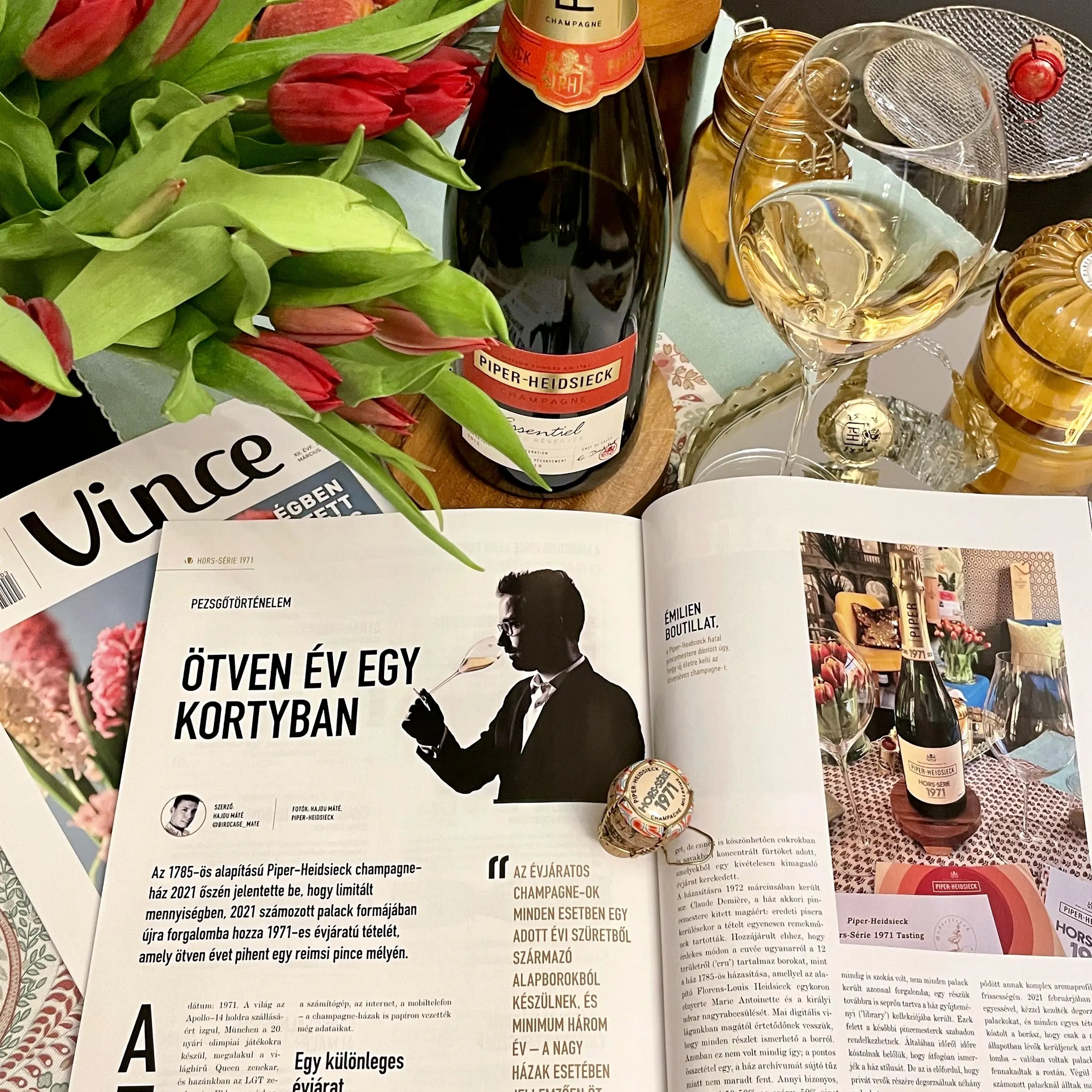 The Fifty years in one sip article in Vince Magazine